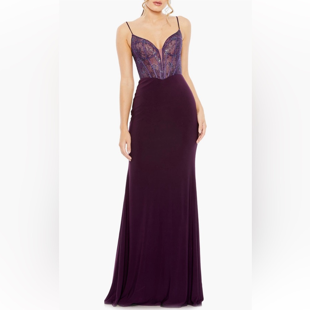 Mac Duggal Purple Gown